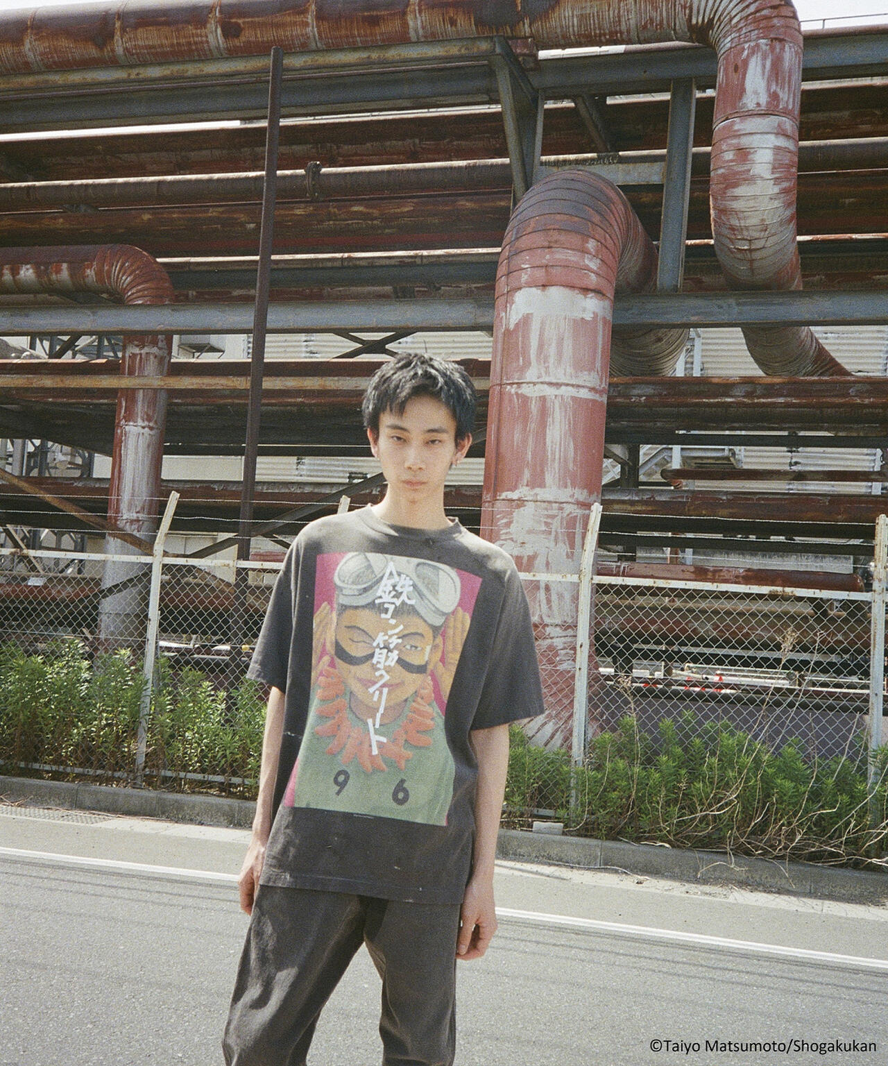 SAINT MICHAEL/セントマイケル/鉄コン筋クリート_SS T-SHIRT/KURO