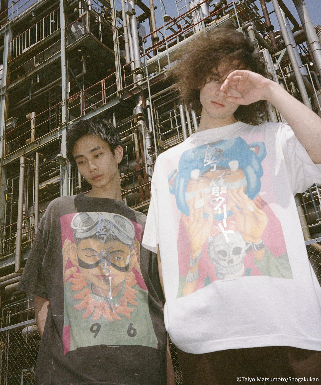 SAINT MICHAEL/セントマイケル/鉄コン筋クリート_SS T-SHIRT/KURO