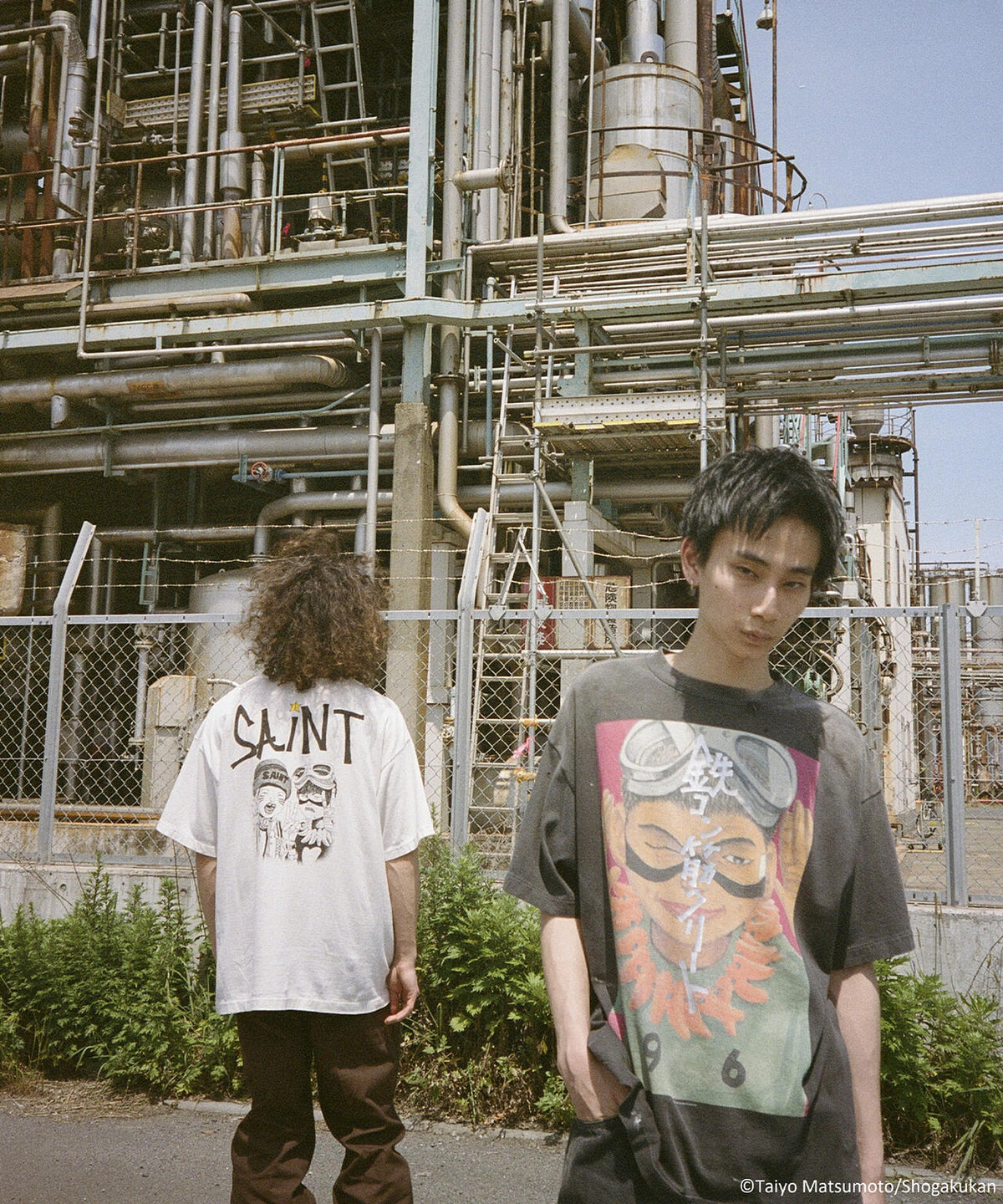 SAINT MICHAEL/セントマイケル/鉄コン筋クリート_SS T-SHIRT/KURO