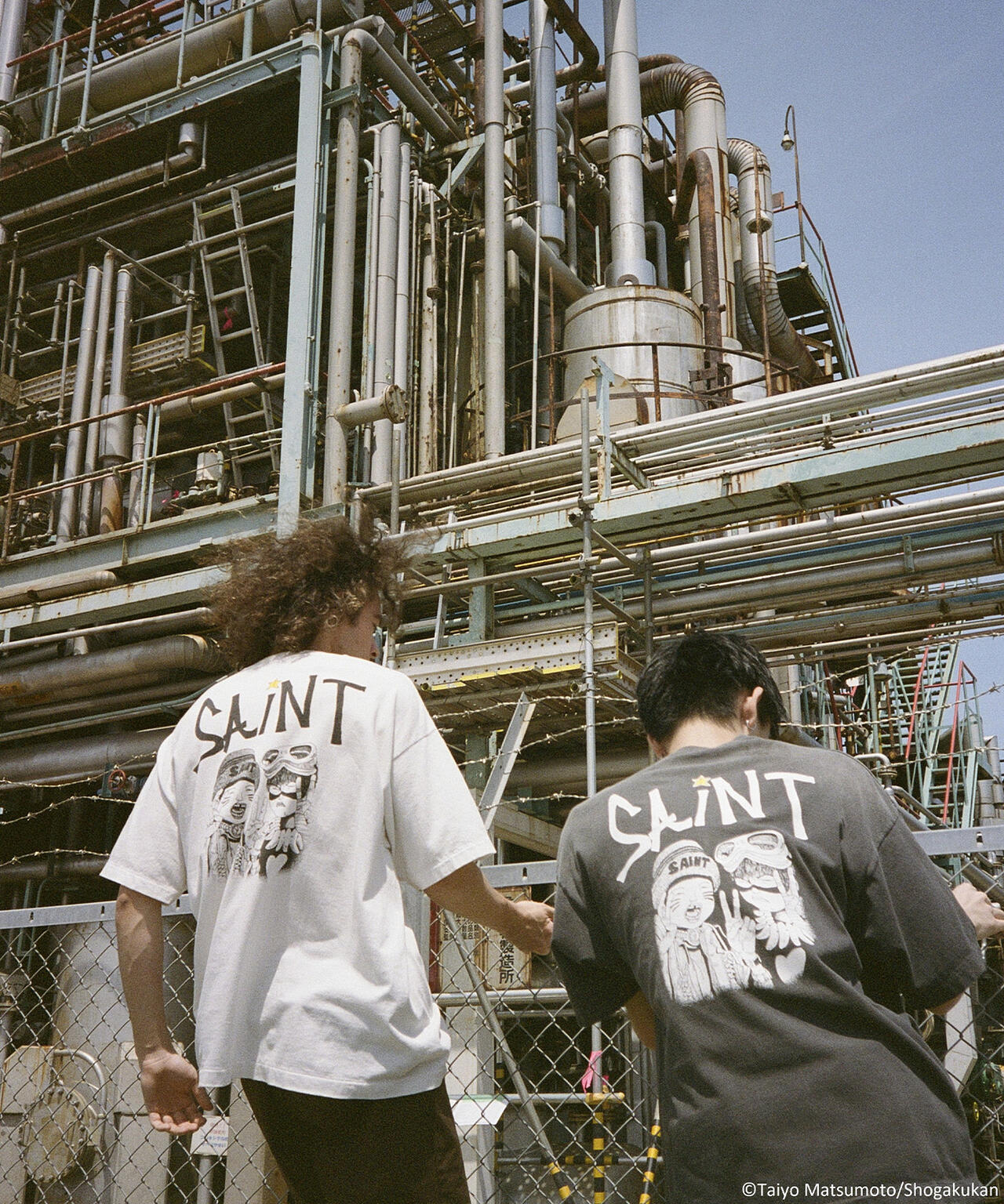 SAINT MICHAEL/セントマイケル/鉄コン筋クリート_SS T-SHIRT/KURO