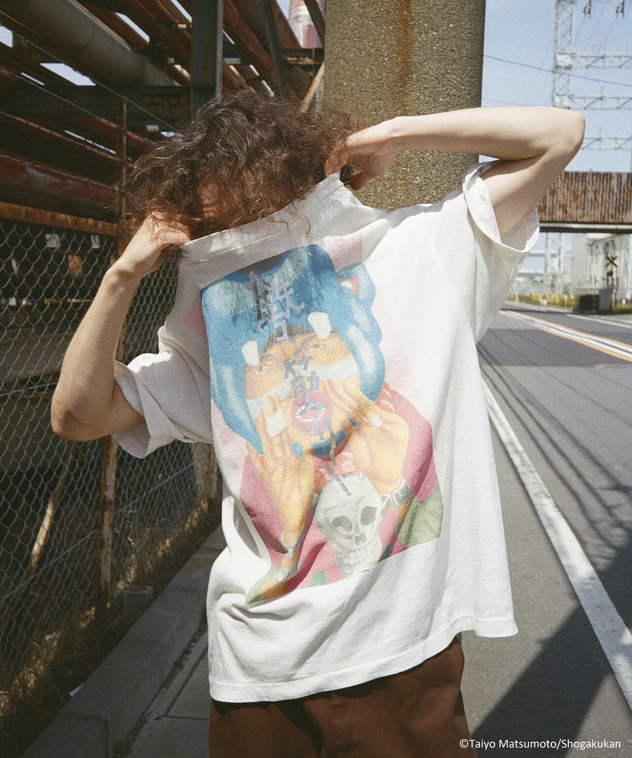 SAINT MICHAEL/セントマイケル/鉄コン筋クリート_SS T-SHIRT/SHIRO