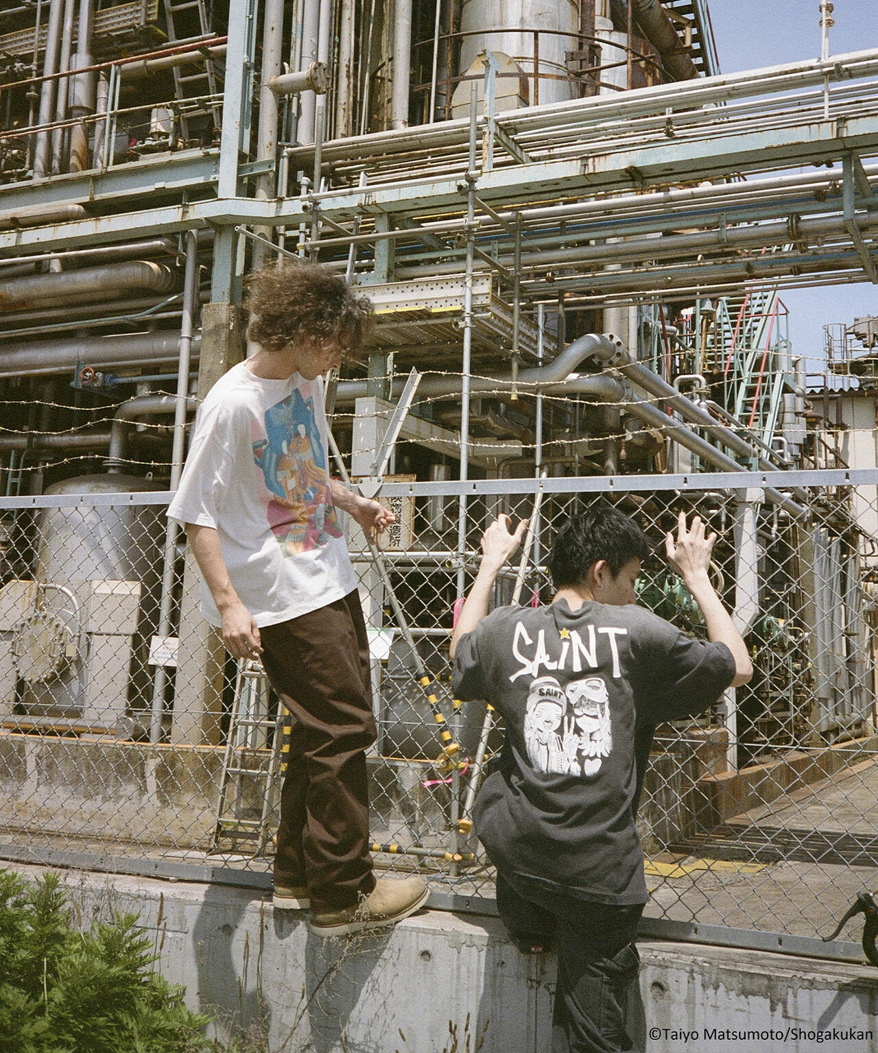 SAINT MICHAEL/セントマイケル/鉄コン筋クリート_SS T-SHIRT/SHIRO