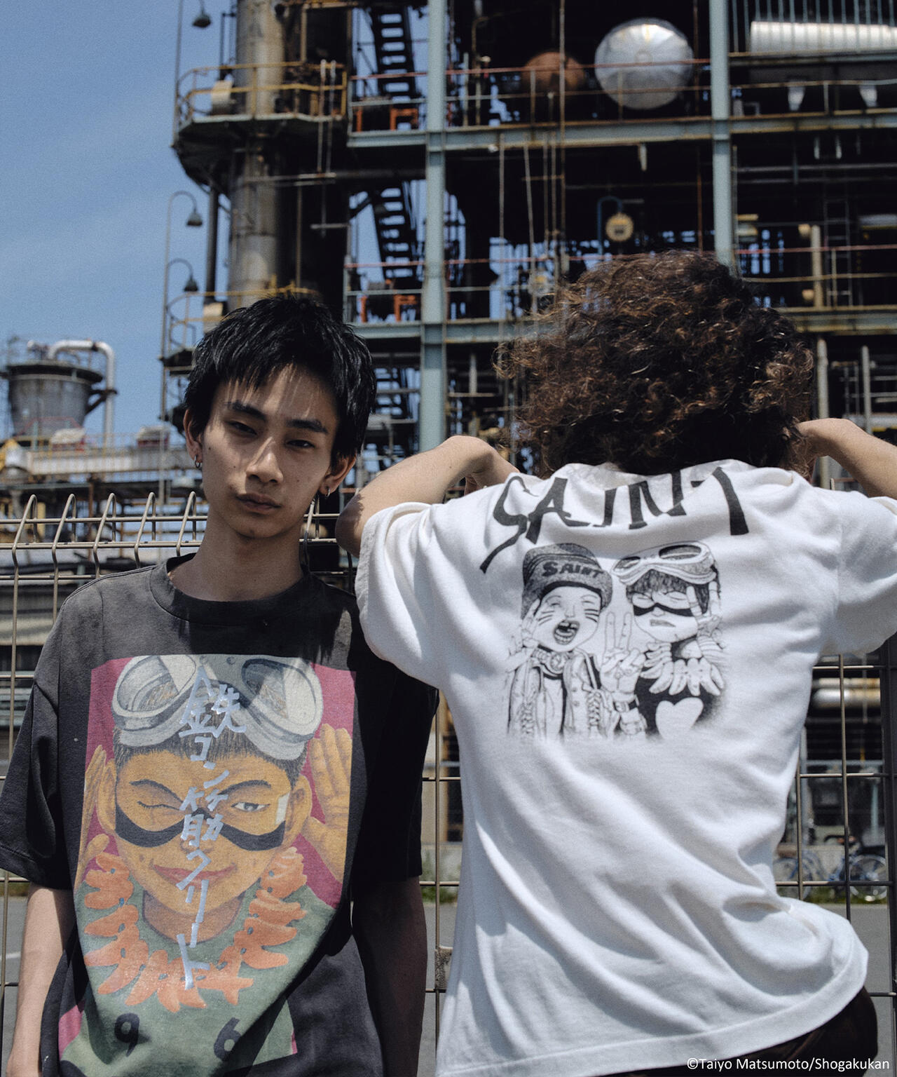 SAINT MICHAEL/セントマイケル/鉄コン筋クリート_SS T-SHIRT/SHIRO