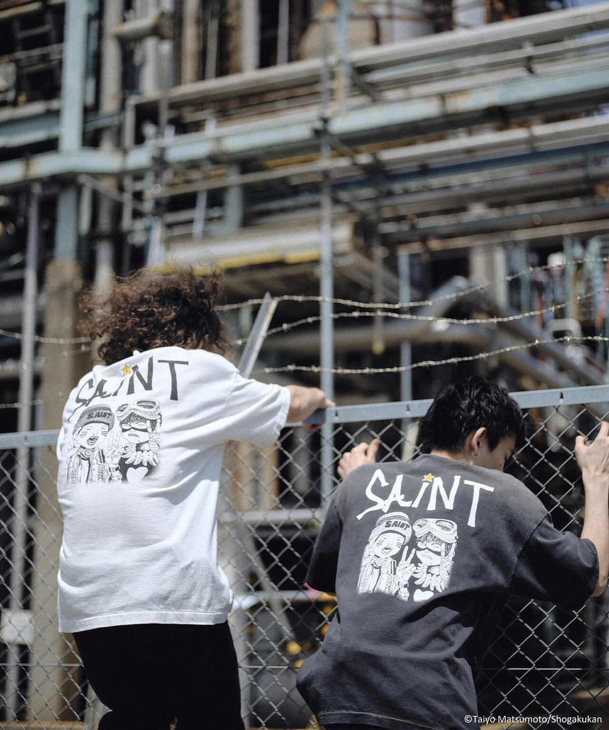 SAINT MICHAEL/セントマイケル/鉄コン筋クリート_SS T-SHIRT/SHIRO
