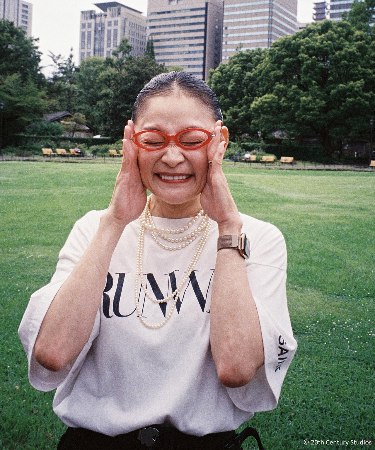 SAINT MICHAEL/セントマイケル/TDWP_SS TEE/RUNWAY/WHITE | ROYAL