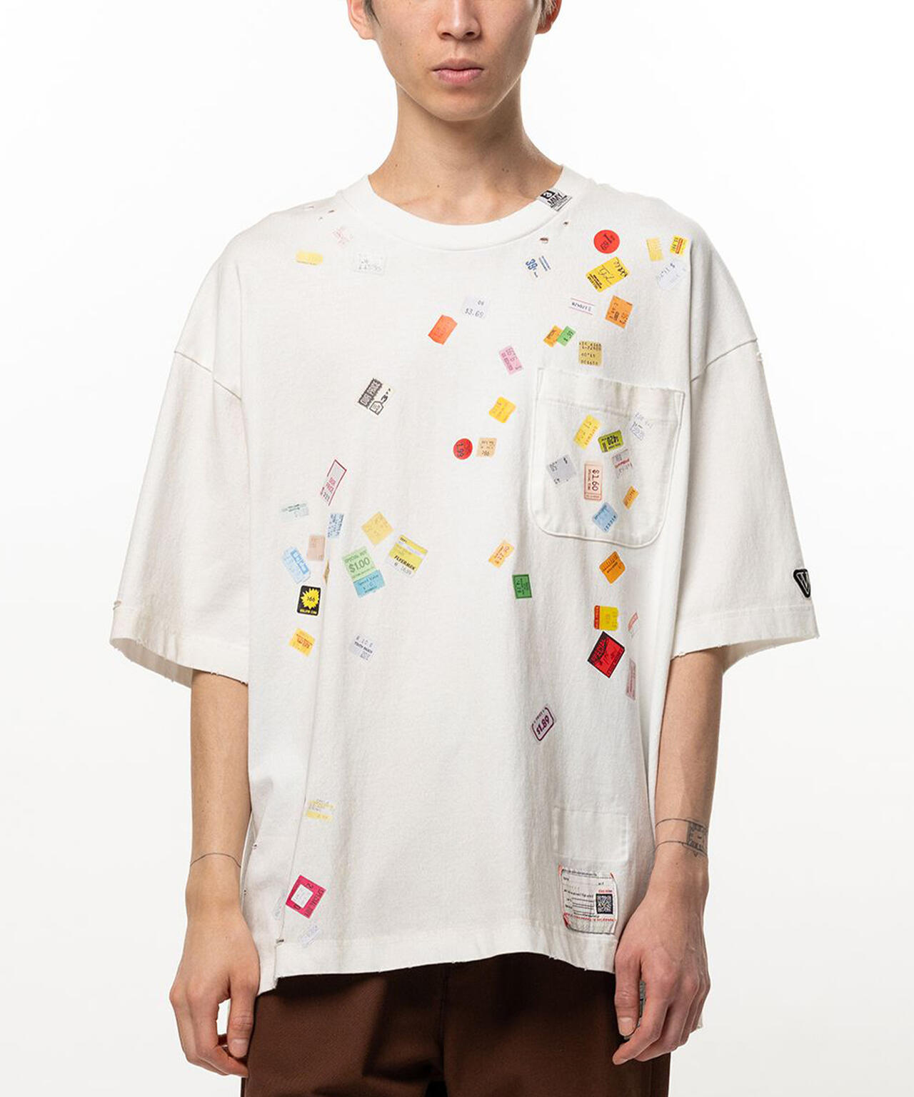 Maison MIHARAYASUHIRO/メゾン ミハラヤスヒロ/PRICE STICKER TEE