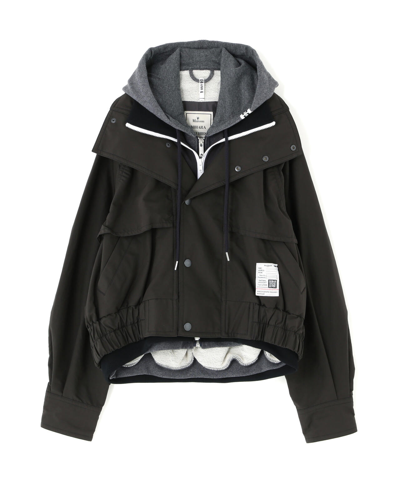 Maison MIHARAYASUHIRO/メゾン ミハラヤスヒロ/THREE LAYARED BOMBER JACKET