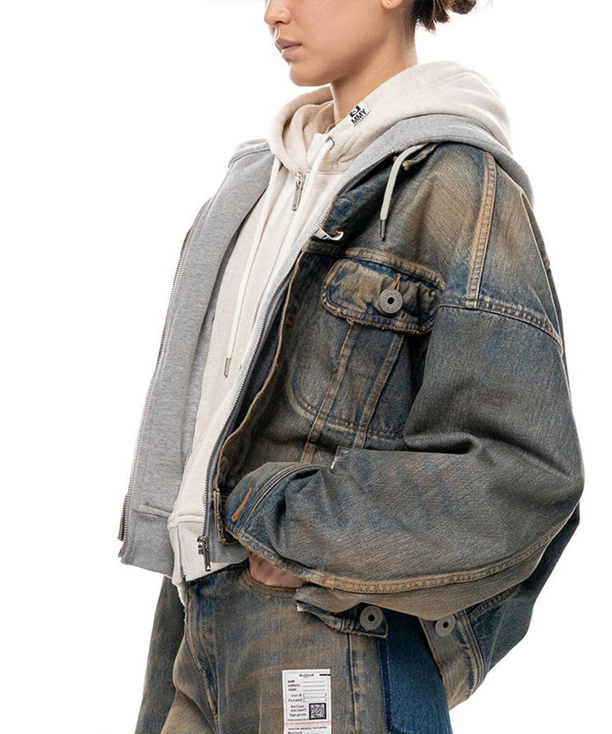 Maison MIHARAYASUHIRO/メゾン ミハラヤスヒロ/TRIPLE LAYERED DENIM JACKET