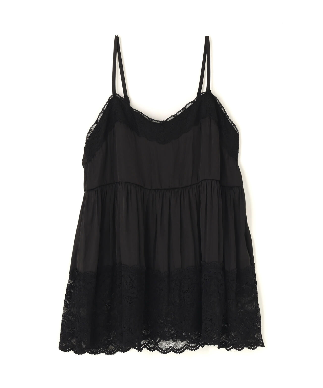 anna sui nyc/アナ スイ エヌワイシー/レースサテンキャミソール