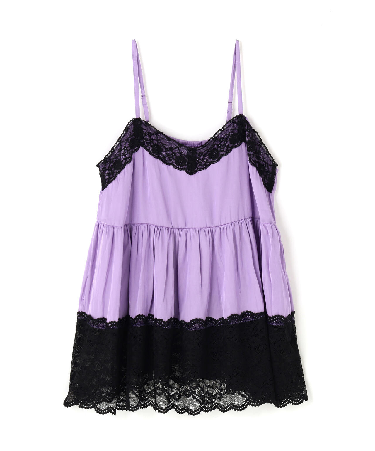 anna sui nyc/アナ スイ エヌワイシー/レースサテンキャミソール