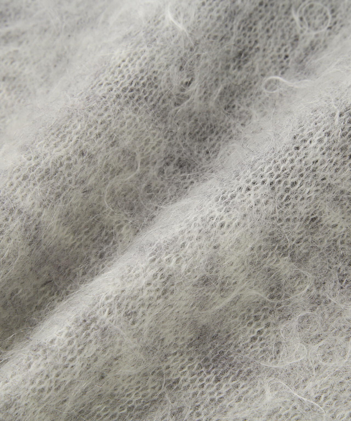 SAINT MICHAEL/セントマイケル/MOHAIR CREW KNIT/SAINT/GRAY