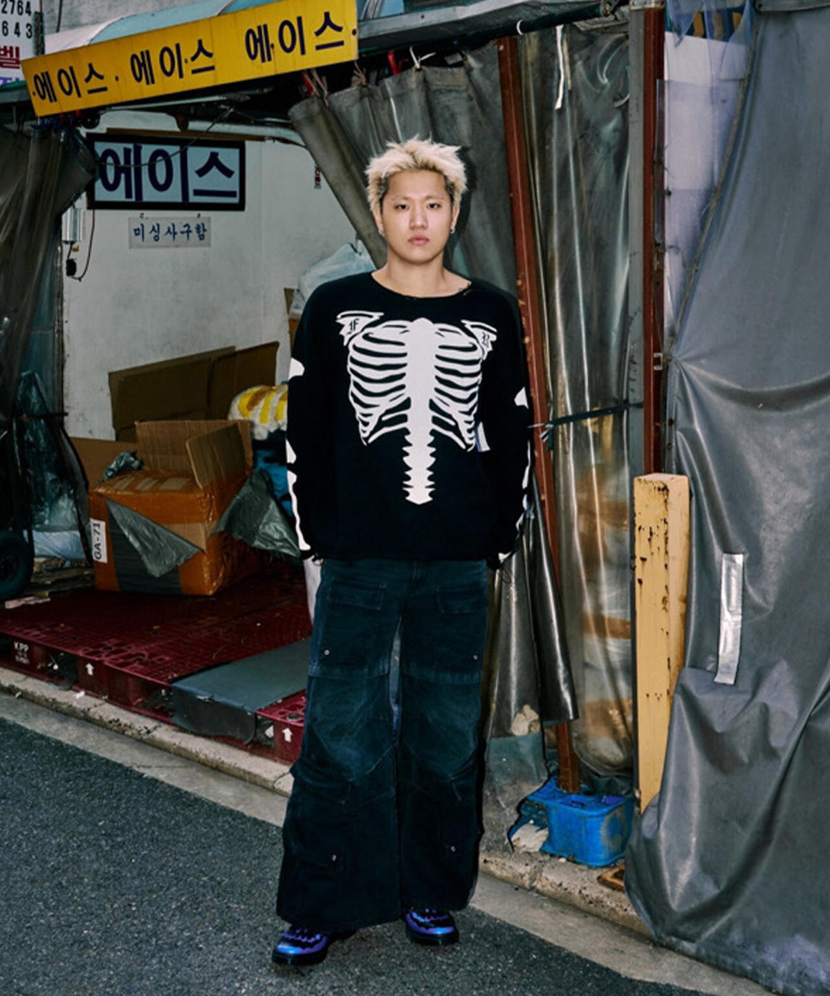 FR(13)NDS×Vanson Leathers/フレンズ×バンソンレザーズ/BONE KNIT