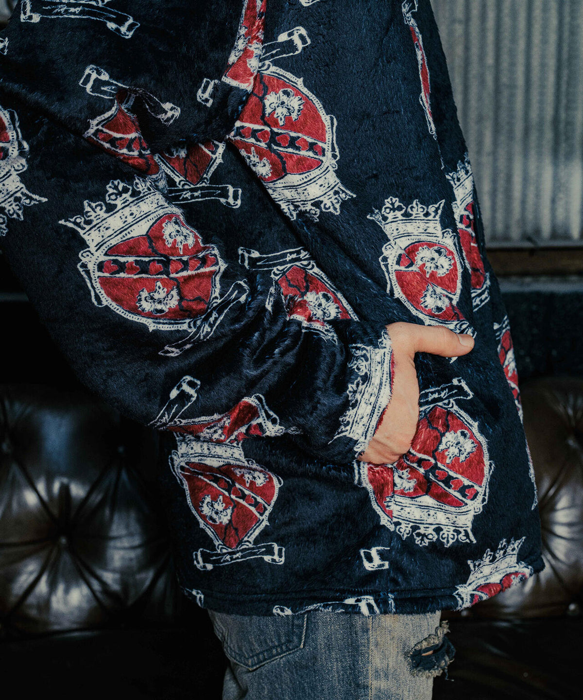TALKING ABOUT THE ABSTRACTION/トーキングアバウトジアブストラクション/別注 EX CARDIGAN