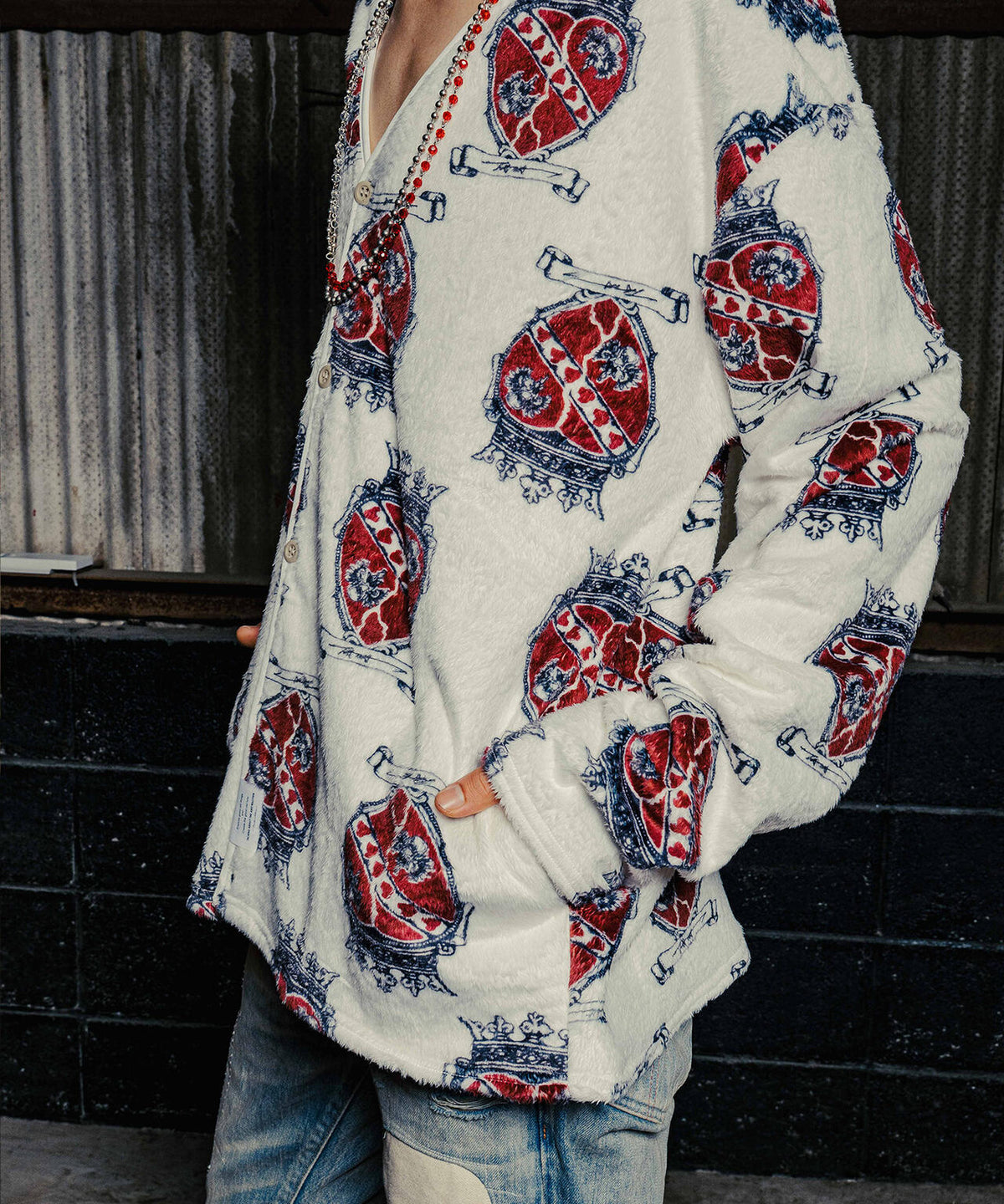 TALKING ABOUT THE ABSTRACTION/トーキングアバウトジアブストラクション/別注 EX CARDIGAN