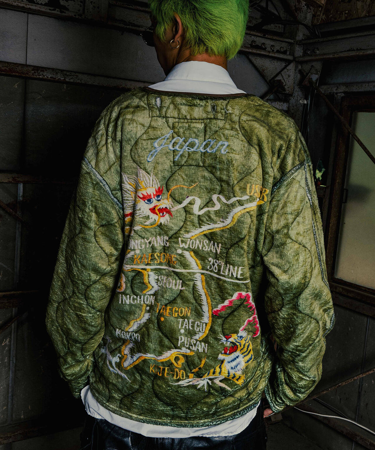 TALKING ABOUT THE ABSTRACTION/トーキングアバウトジアブストラクション/別注 EX CARDIGAN