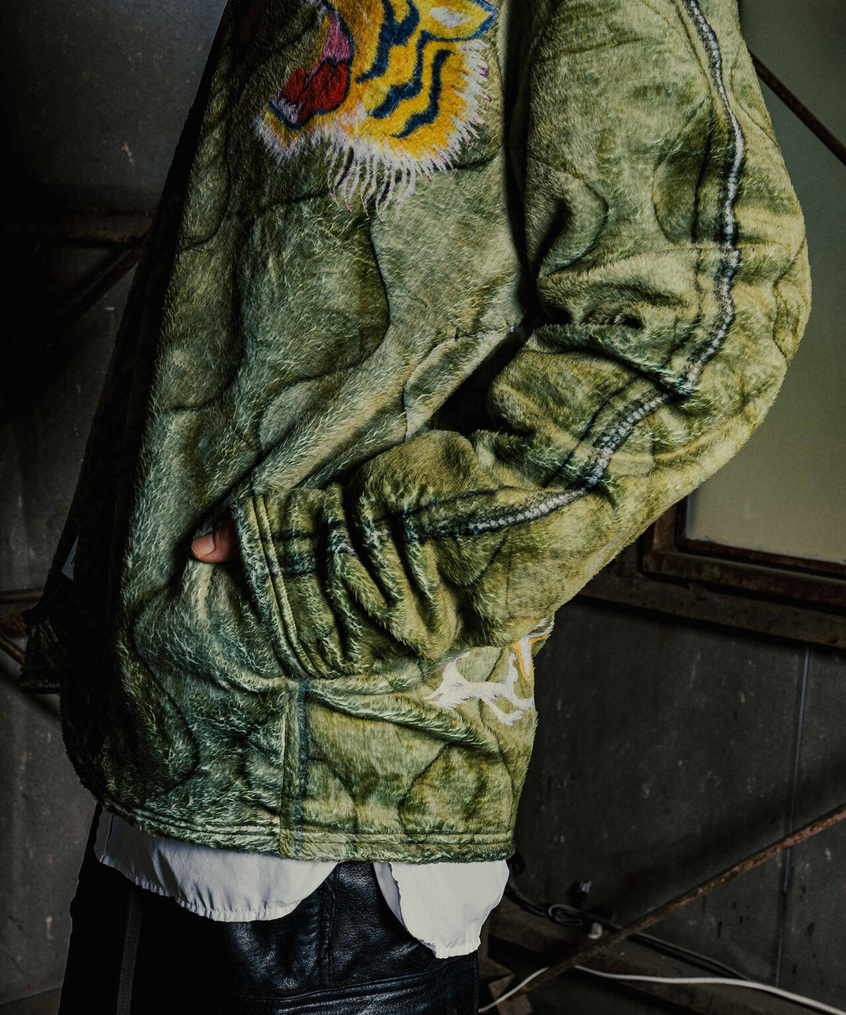 TALKING ABOUT THE ABSTRACTION/トーキングアバウトジアブストラクション/別注 EX CARDIGAN