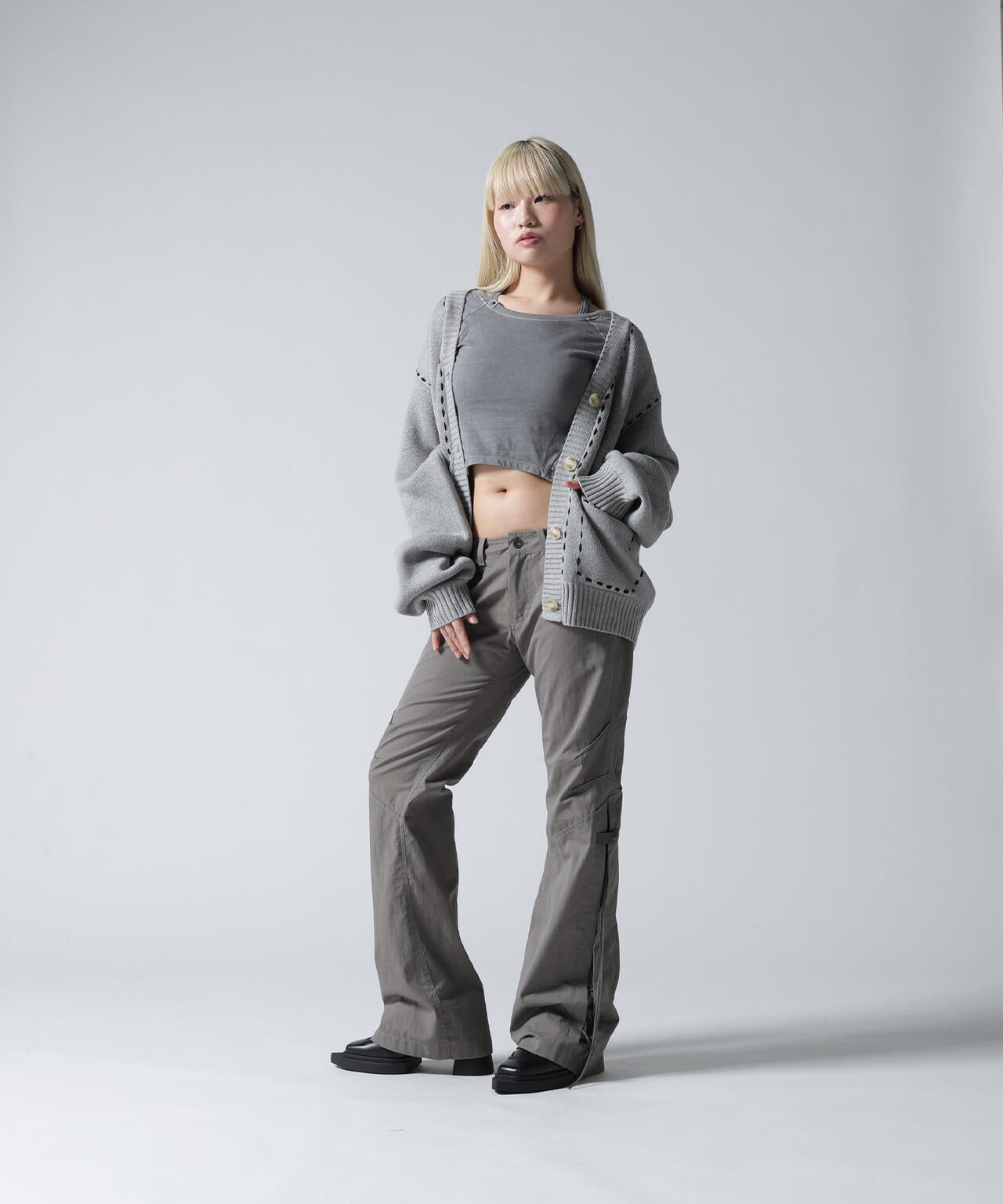 FR(13)NDS/フレンズ/STITCH KNIT CARDIGAN
