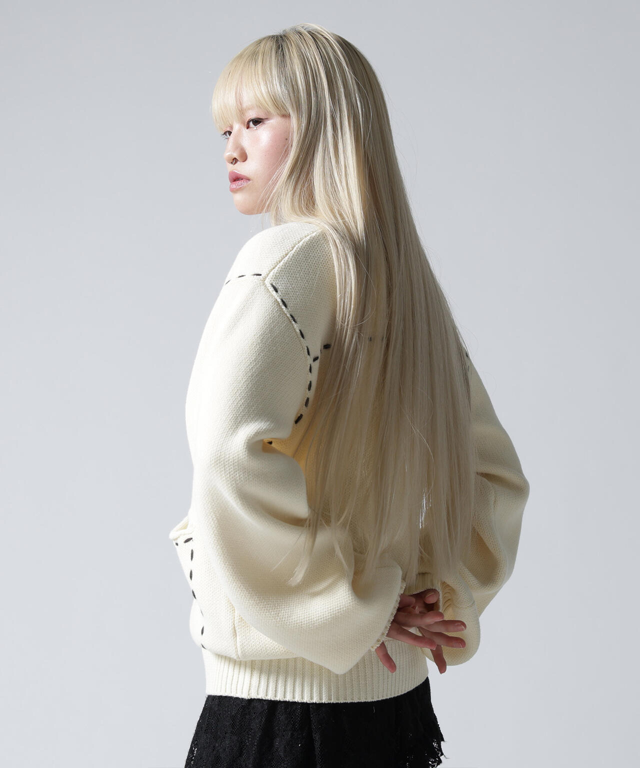 FR(13)NDS/フレンズ/STITCH KNIT CARDIGAN