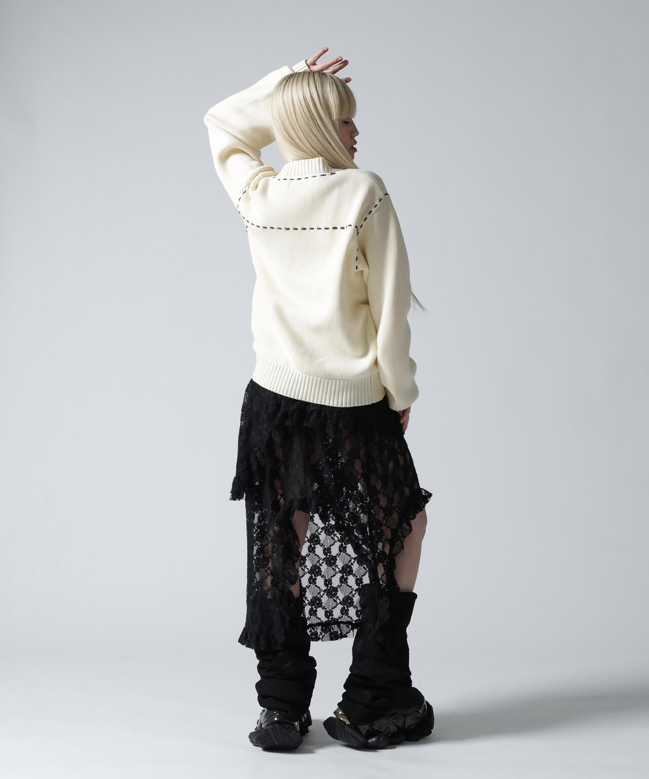 FR(13)NDS/フレンズ/STITCH KNIT CARDIGAN