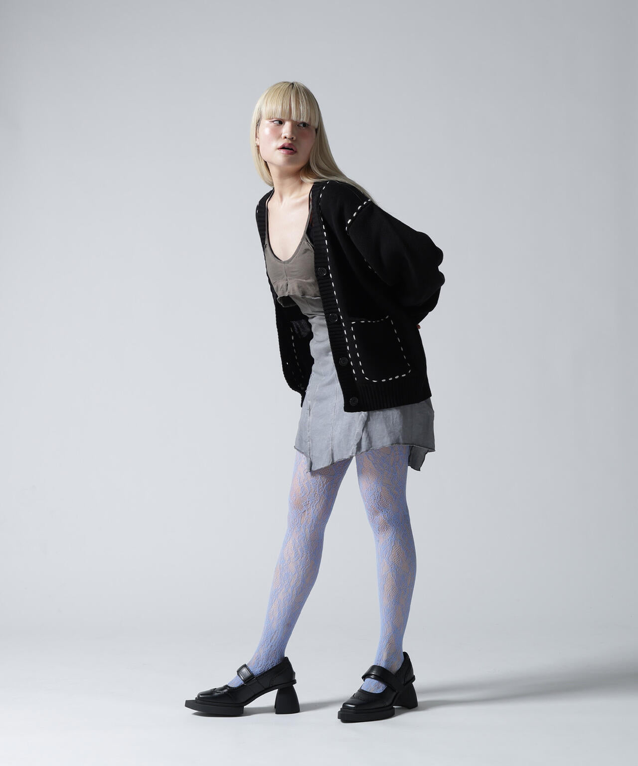 FR(13)NDS/フレンズ/STITCH KNIT CARDIGAN