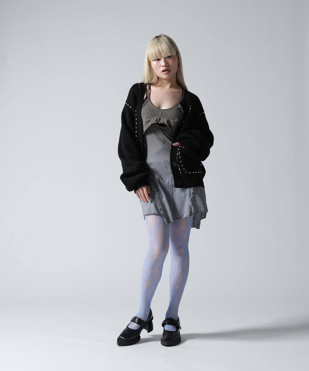 FR(13)NDS/フレンズ/STITCH KNIT CARDIGAN