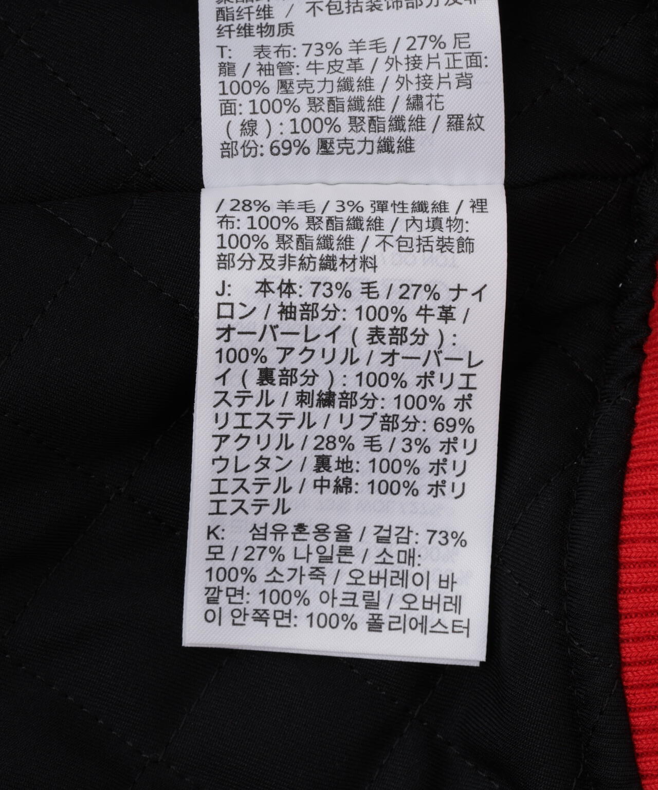 SAINT MICHAEL×JORDAN BRAND/MJ SM VARSITY JKT/RED×WHITE | ROYAL