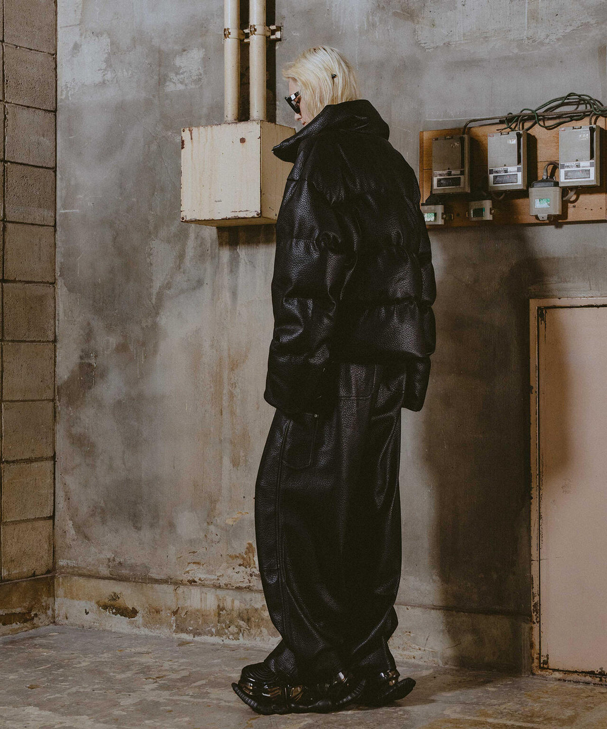 FR(13)NDS/フレンズ/STAND BLOUSON PU LEATHER