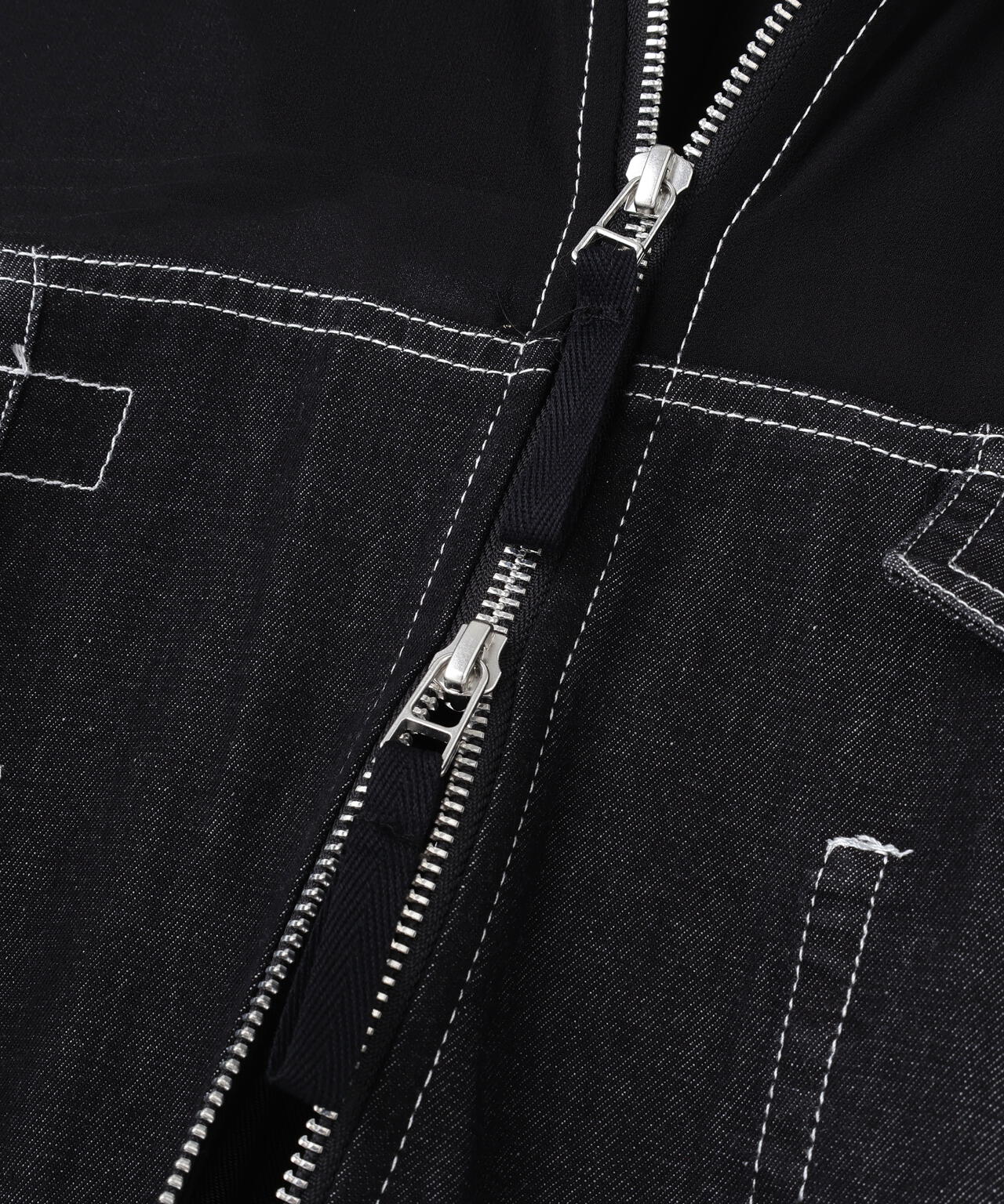 AULA AILA/アウラアイラ/DENIM COMBINATION BLOUSON | ROYAL FLASH