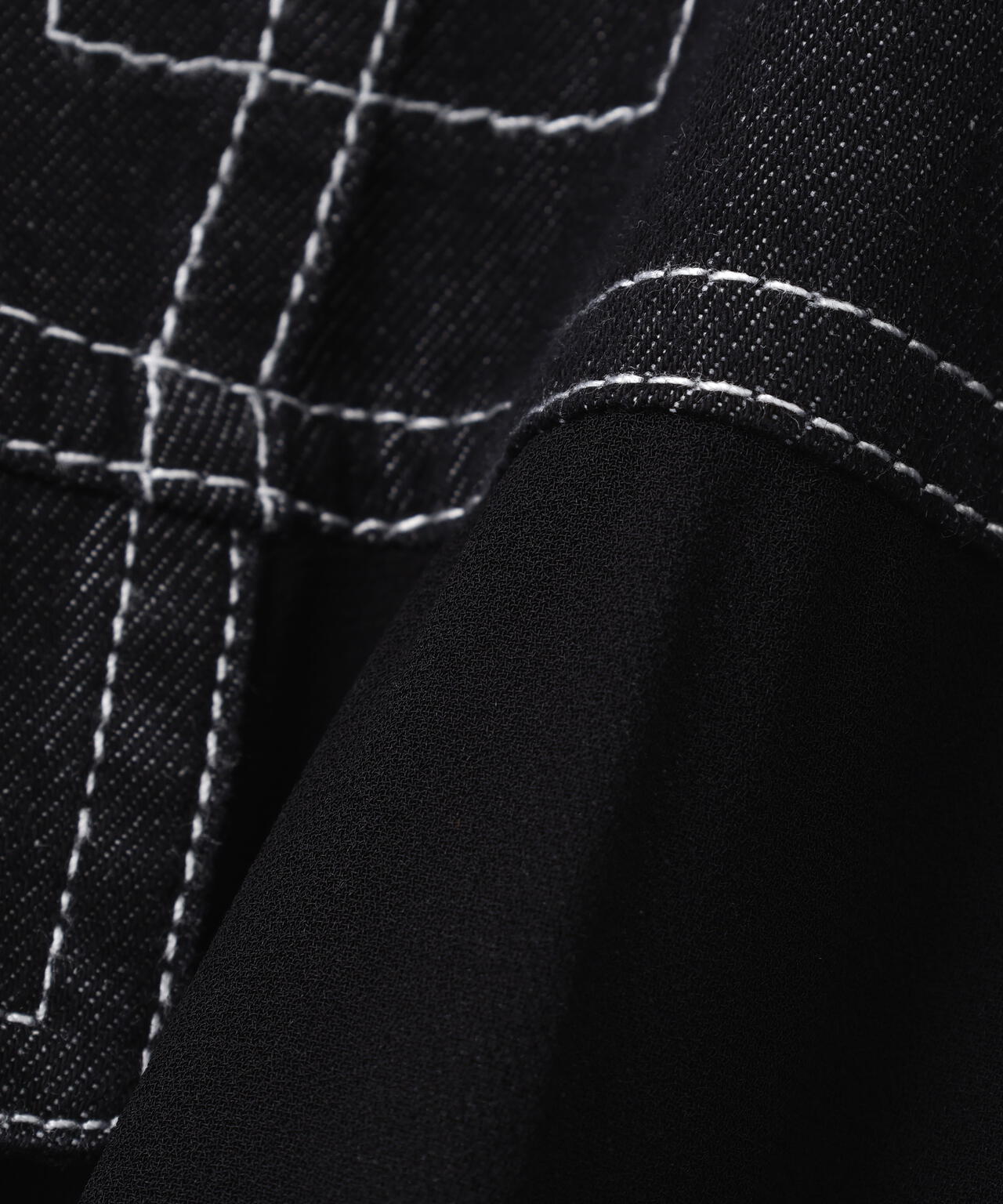 AULA AILA/アウラアイラ/DENIM COMBINATION BLOUSON | ROYAL FLASH