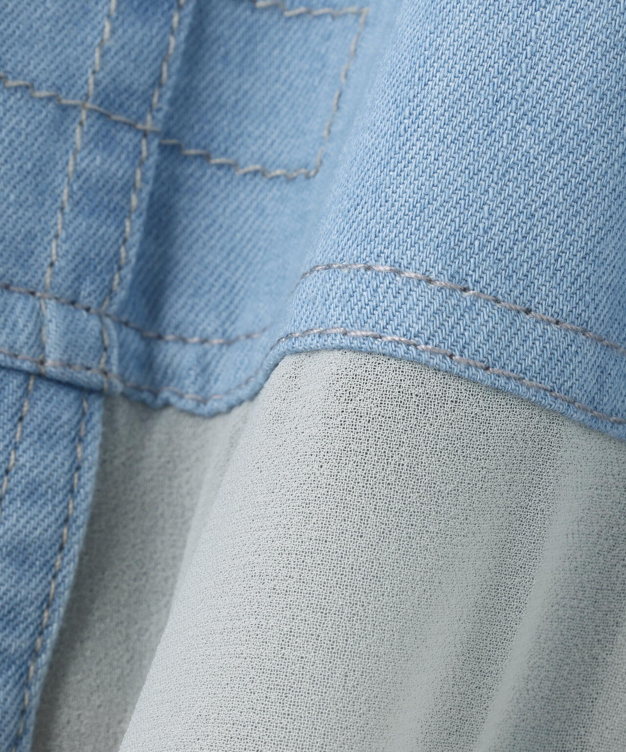 AULA AILA/アウラアイラ/DENIM COMBINATION BLOUSON | ROYAL FLASH