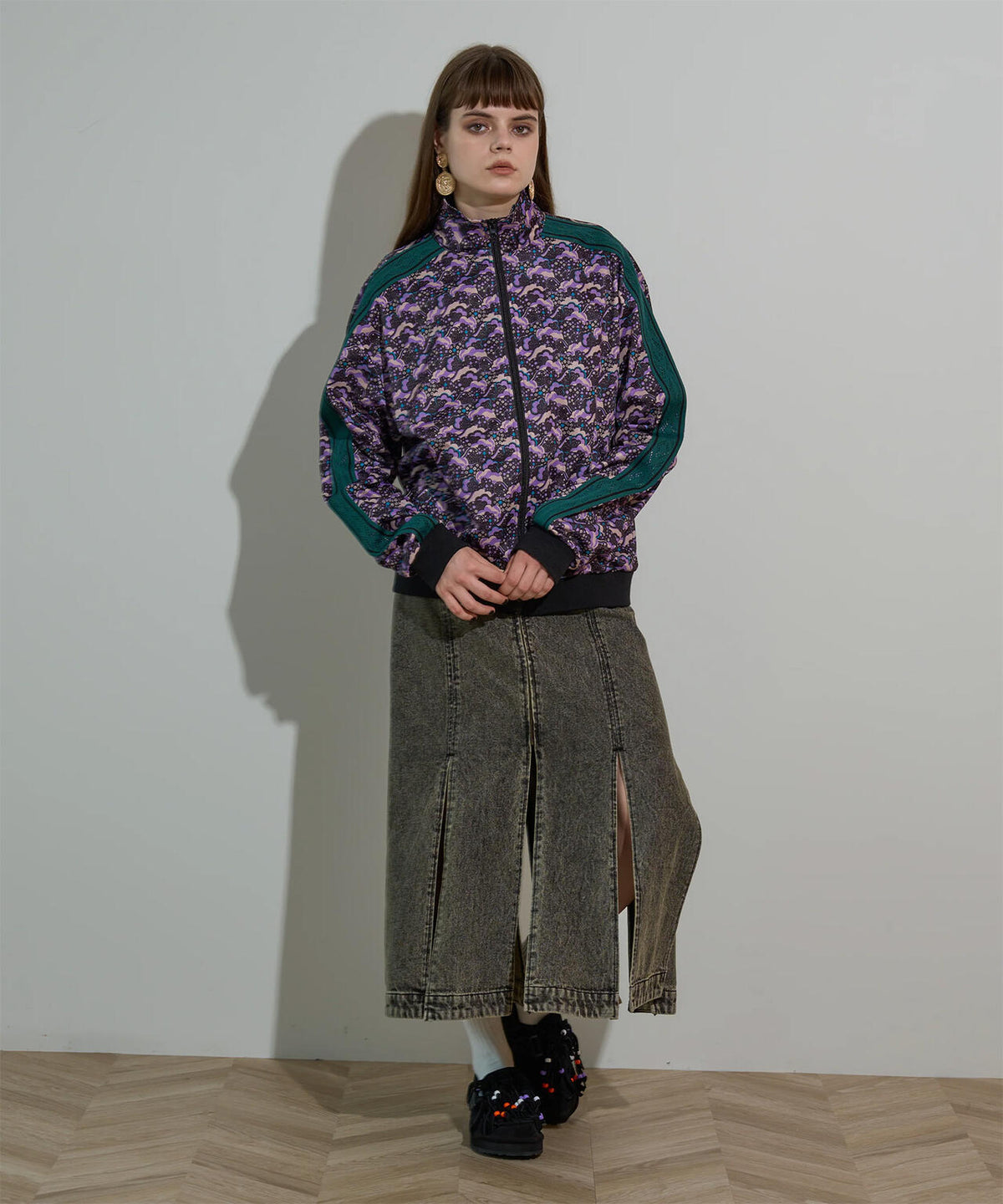 anna sui nyc/アナ スイ エヌワイシー/cloudy BIGブルゾン
