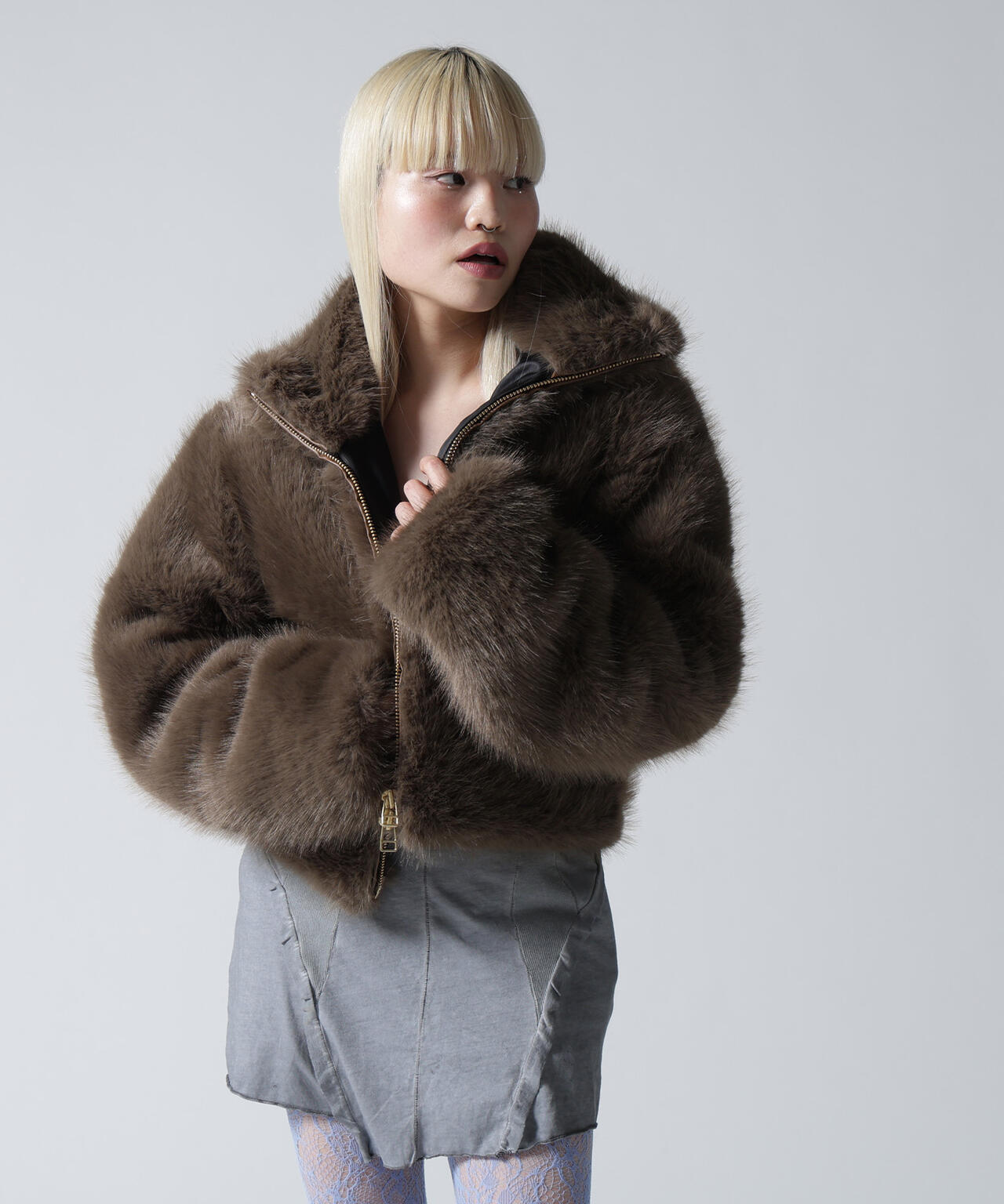 【超希少】80s 鬼フェード シルク ファティーグ シャツジャケット グレー46 FR(13)NDS/フレンズ/ECO FUR STAND BZ | ROYAL FLASH（ロイヤル