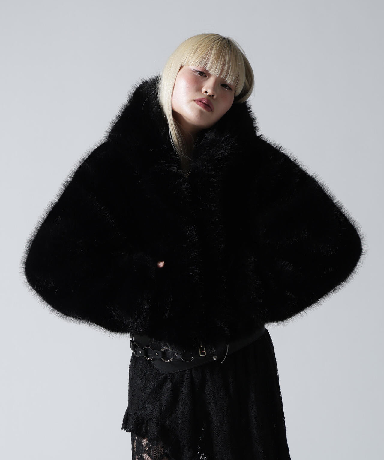 FR(13)NDS/フレンズ/ECO FUR HOOD BZ