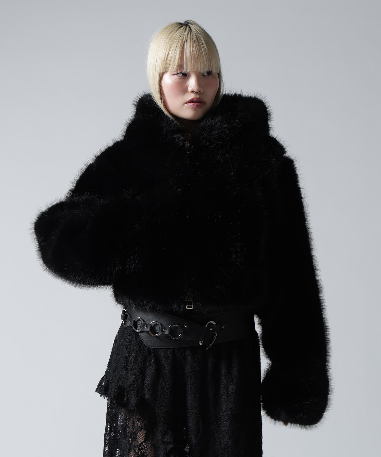 FR(13)NDS/フレンズ/ECO FUR HOOD BZ