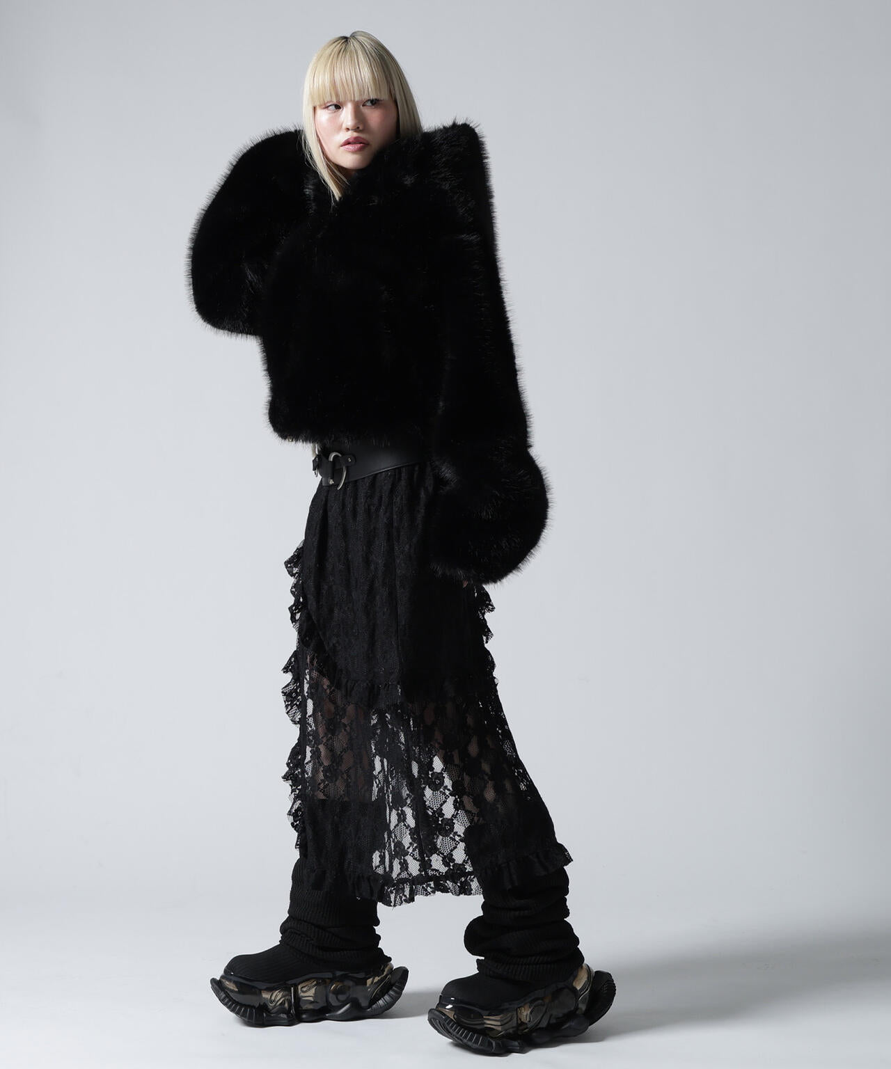 FR(13)NDS/フレンズ/ECO FUR HOOD BZ
