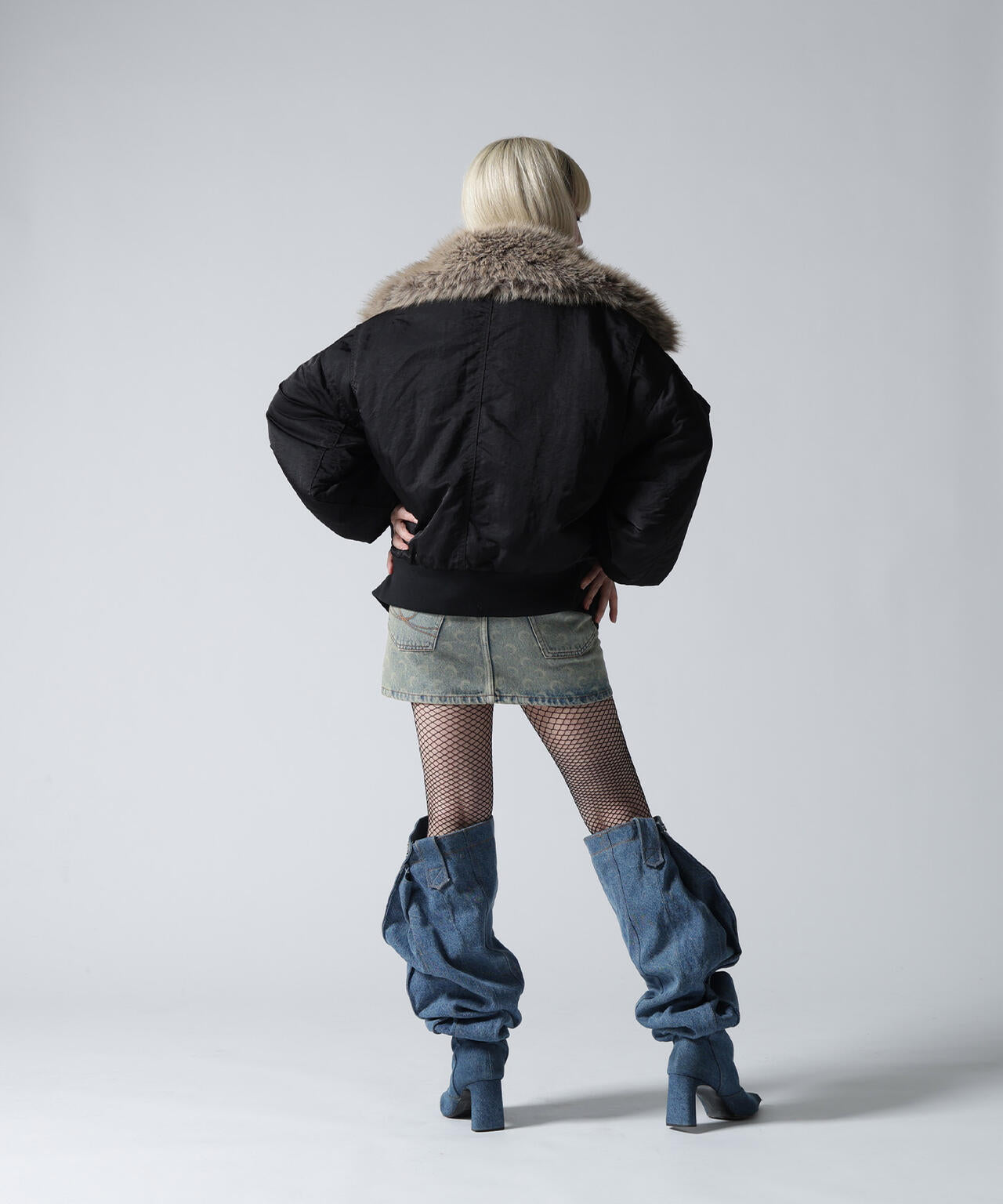 FR(13)NDS/フレンズ/REVERSIBLE FUR NYLON BLOUSON