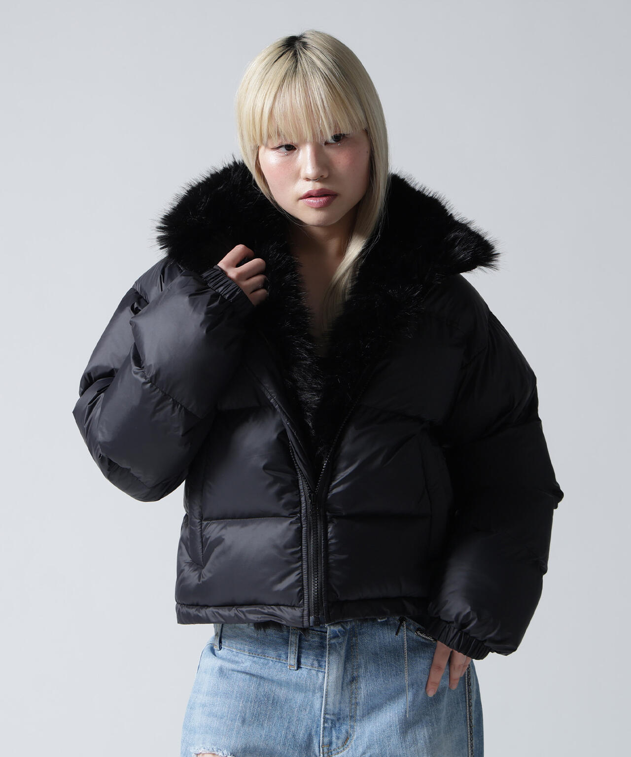 FR(13)NDS/フレンズ/NYLON FUR STAND BLOUSON