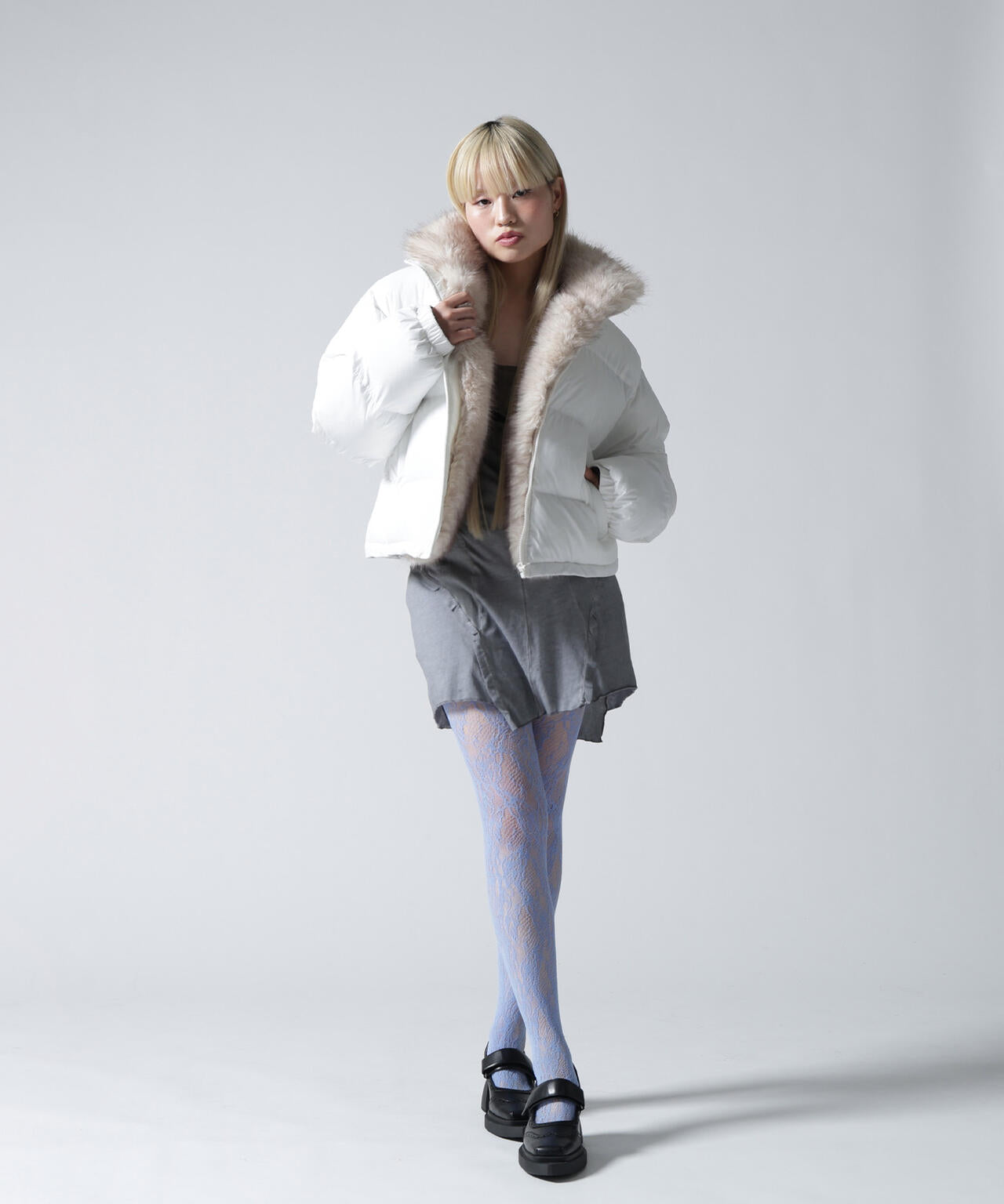 FR(13)NDS/フレンズ/NYLON FUR STAND BLOUSON