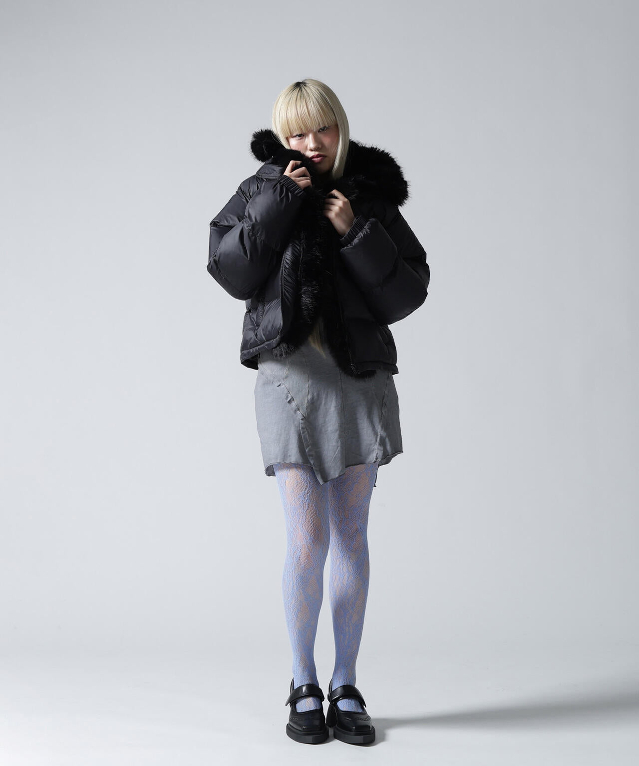 FR(13)NDS/フレンズ/NYLON FUR HOOD BLOUSON