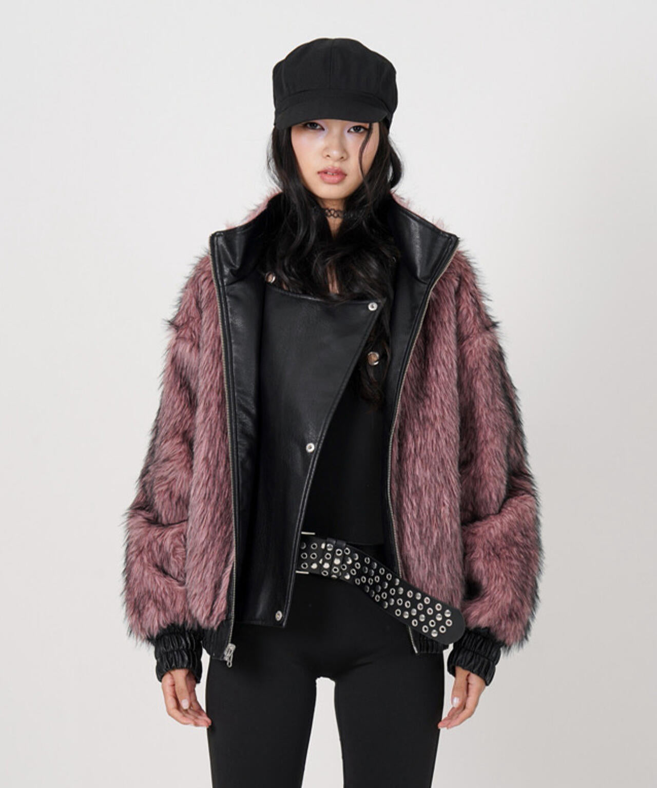 MITSUKI/ミツキ/FAUX LEATHER REVERSIBLE BLOUSON | ROYAL FLASH