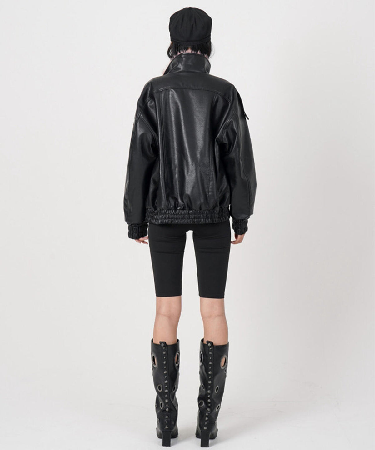 MITSUKI/ミツキ/FAUX LEATHER REVERSIBLE BLOUSON