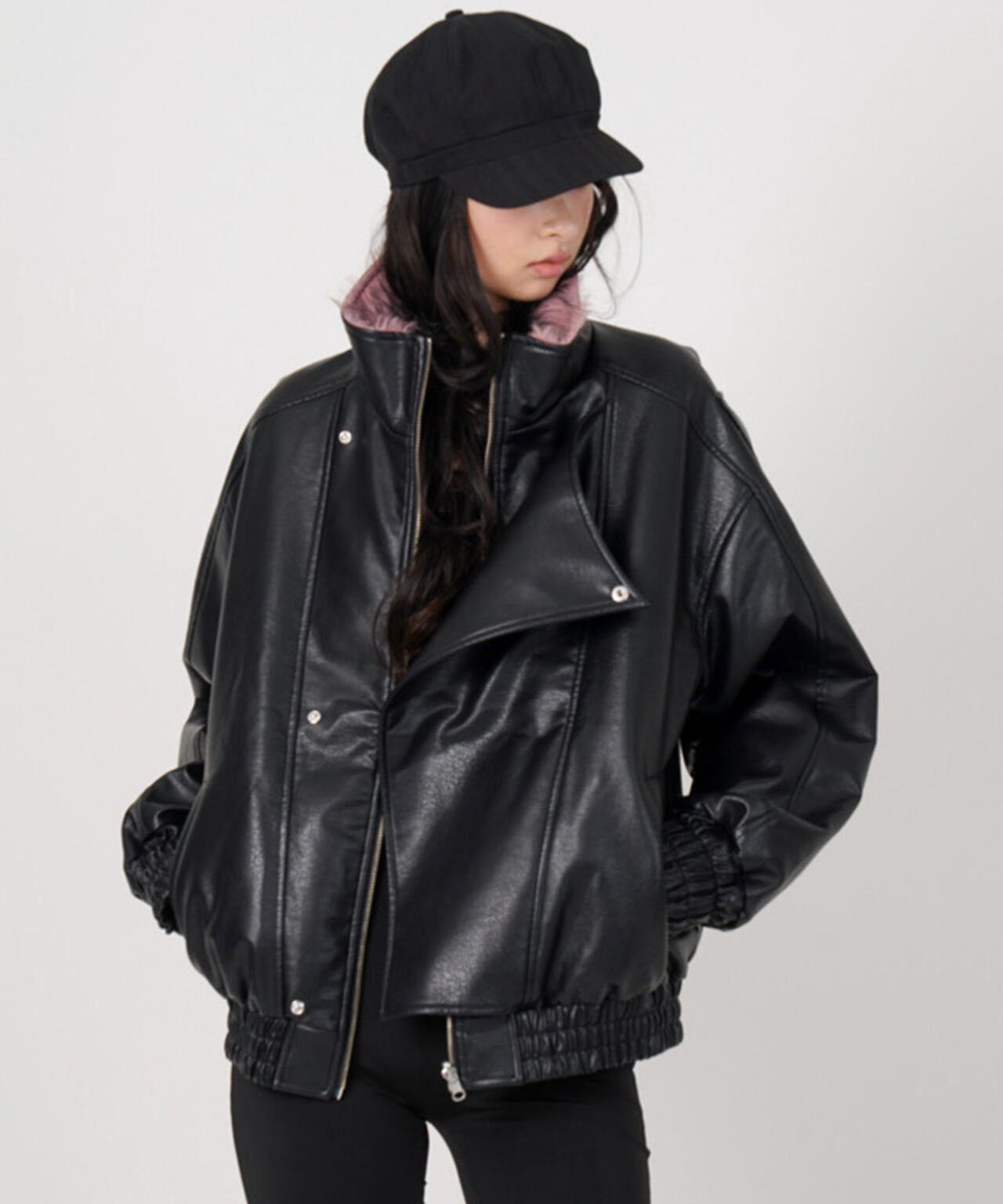 MITSUKI/ミツキ/FAUX LEATHER REVERSIBLE BLOUSON | ROYAL FLASH