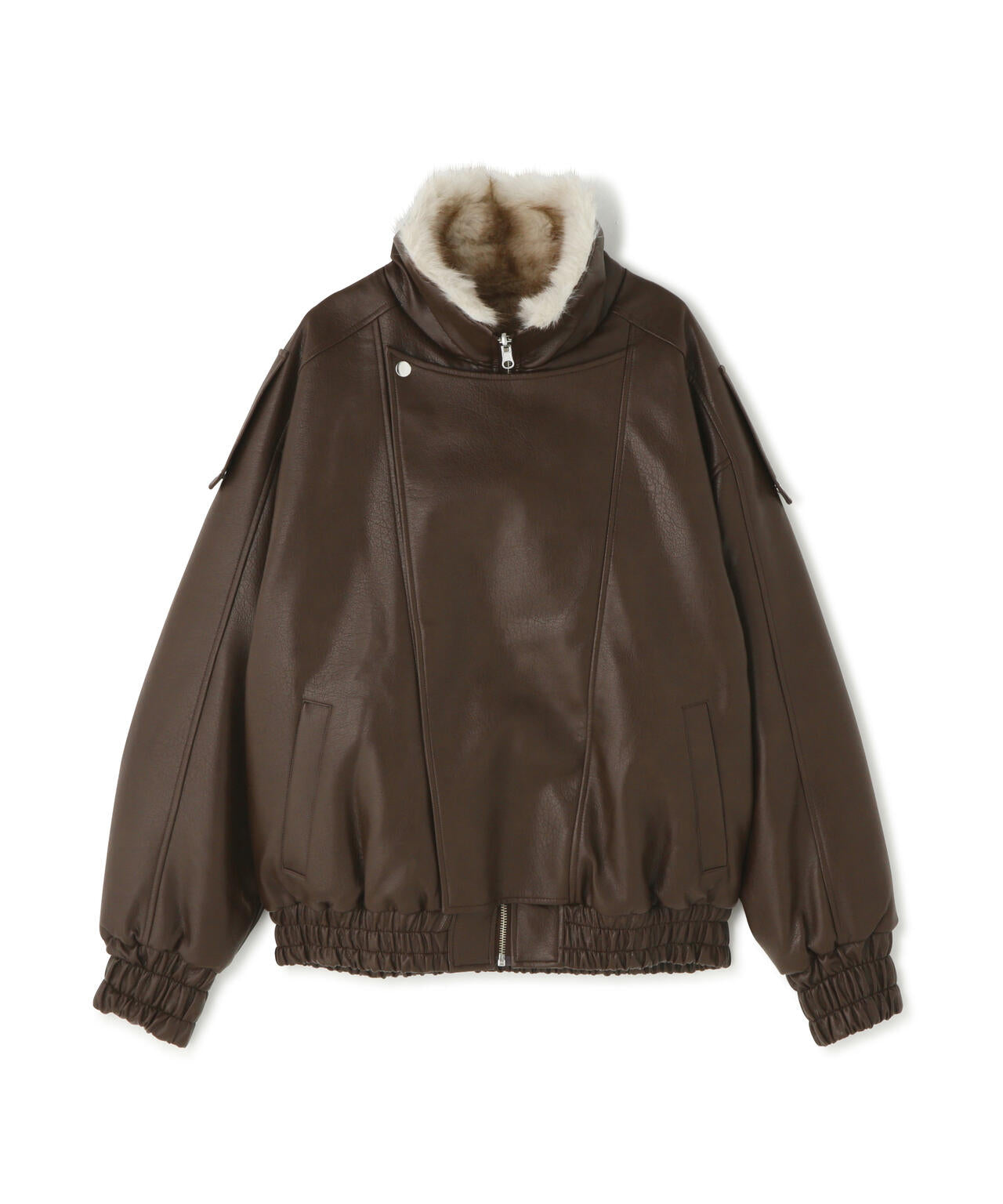 MITSUKI/ミツキ/FAUX LEATHER REVERSIBLE BLOUSON | ROYAL FLASH