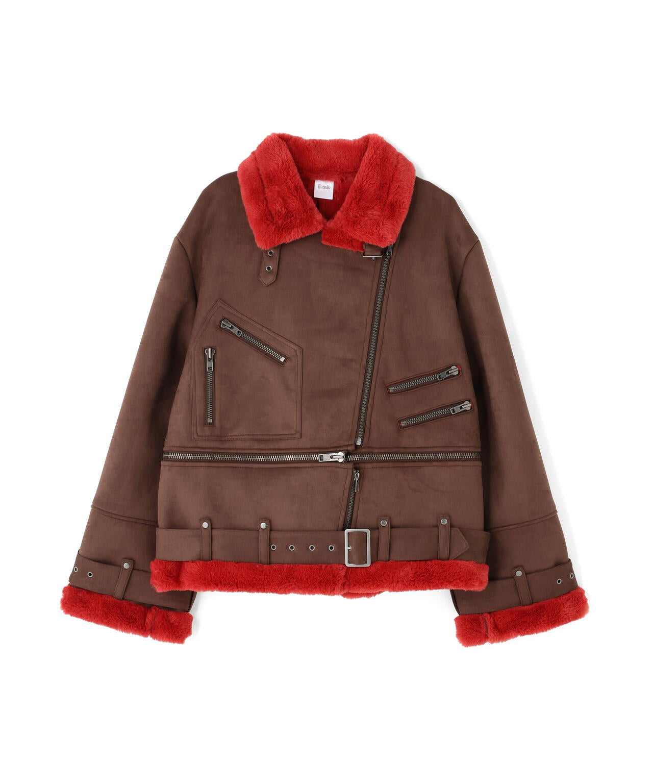 MITSUKI/ミツキ/2WAY FAUX SHEARLING JACKET | ROYAL FLASH（ロイヤル