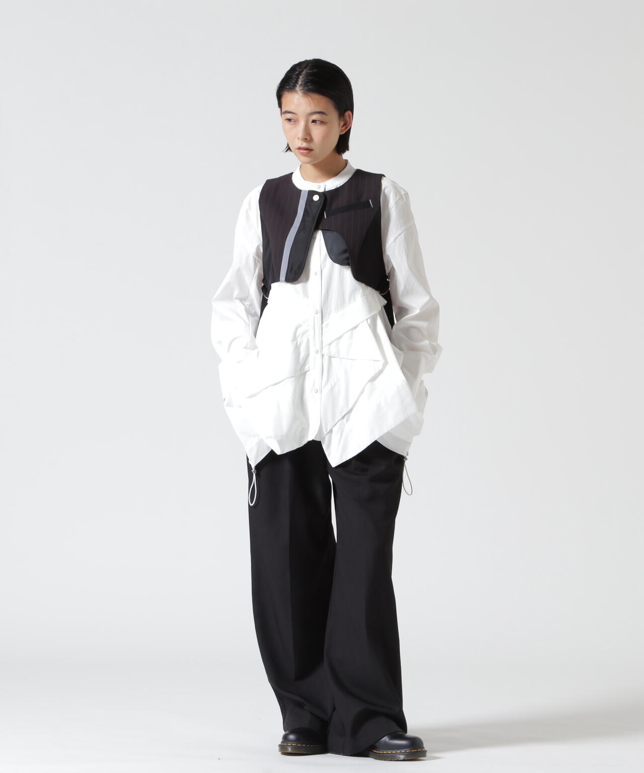 UN3D./アンスリード/ASYMMETRY MIX VEST | ROYAL FLASH（ロイヤル