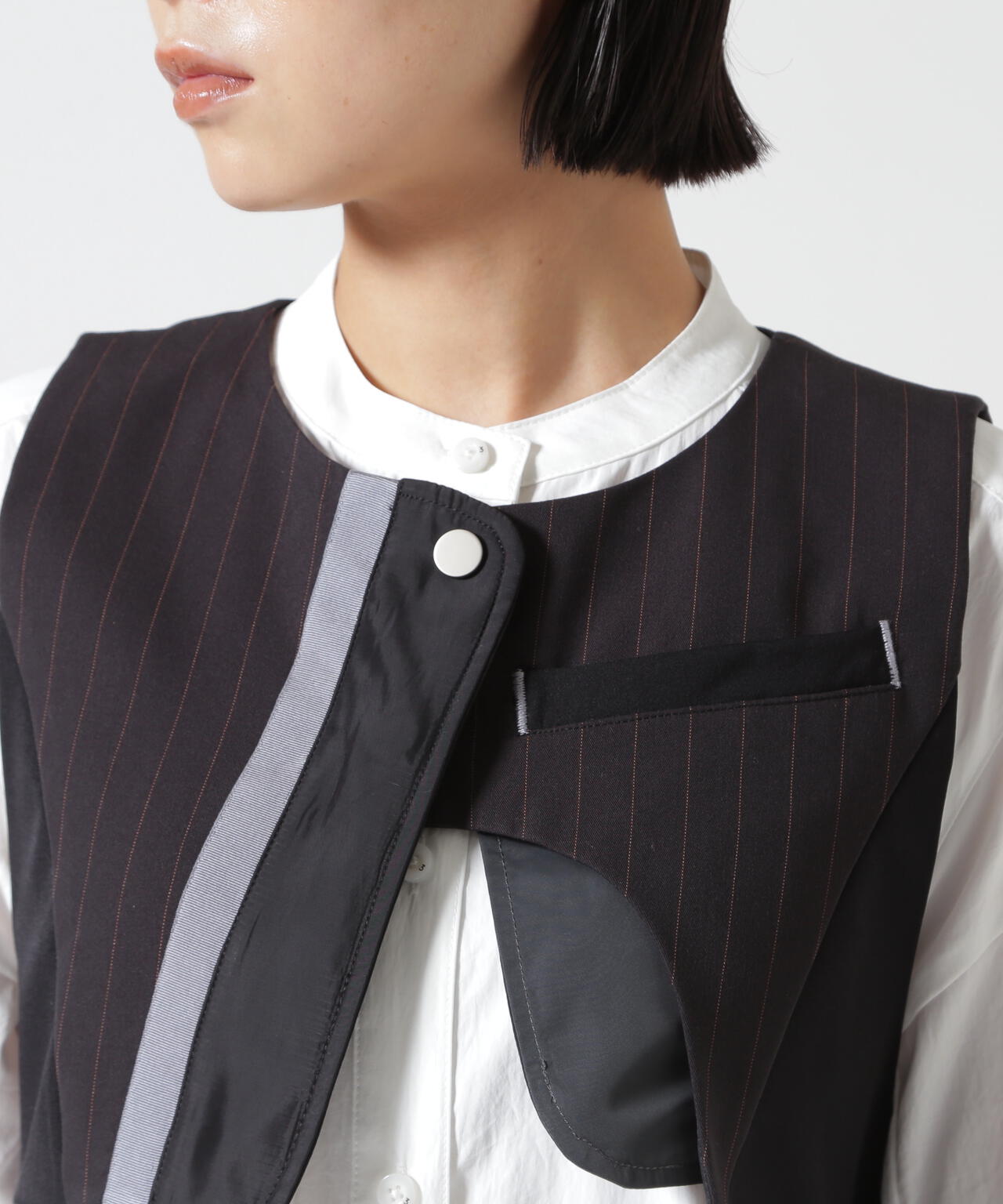 UN3D./アンスリード/ASYMMETRY MIX VEST | ROYAL FLASH（ロイヤル