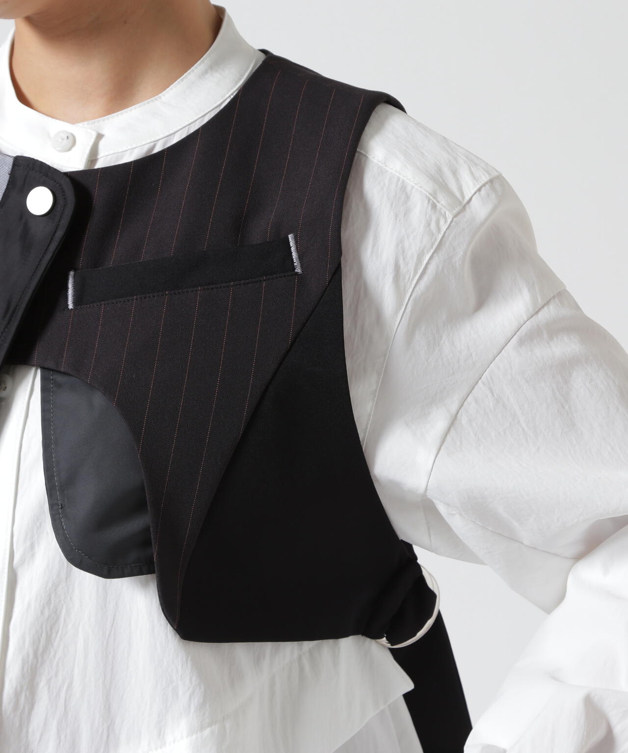 UN3D./アンスリード/ASYMMETRY MIX VEST | ROYAL FLASH（ロイヤル
