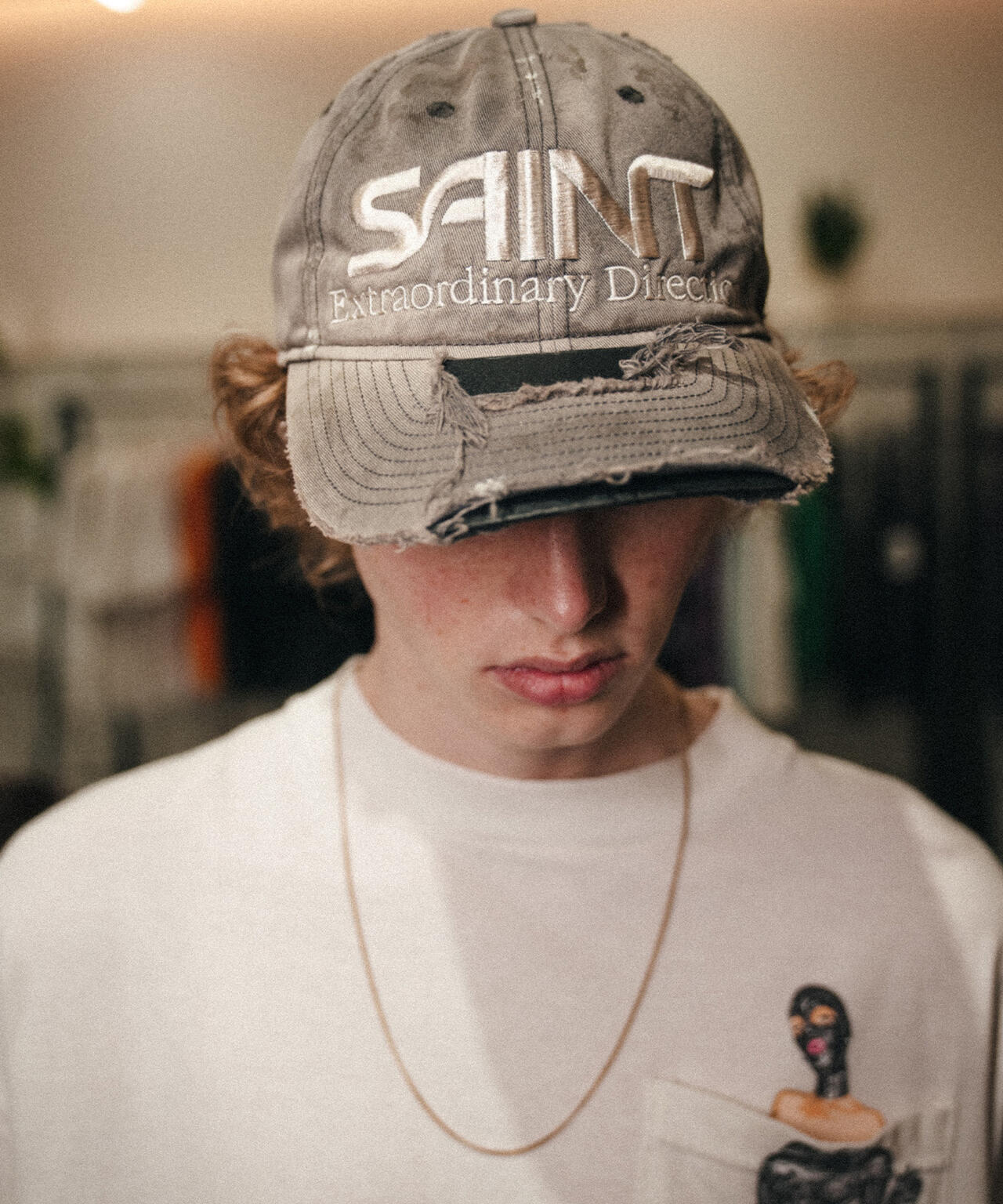SAINT MICHAEL/セントマイケル/CAP/SAINT/CHARCOAL