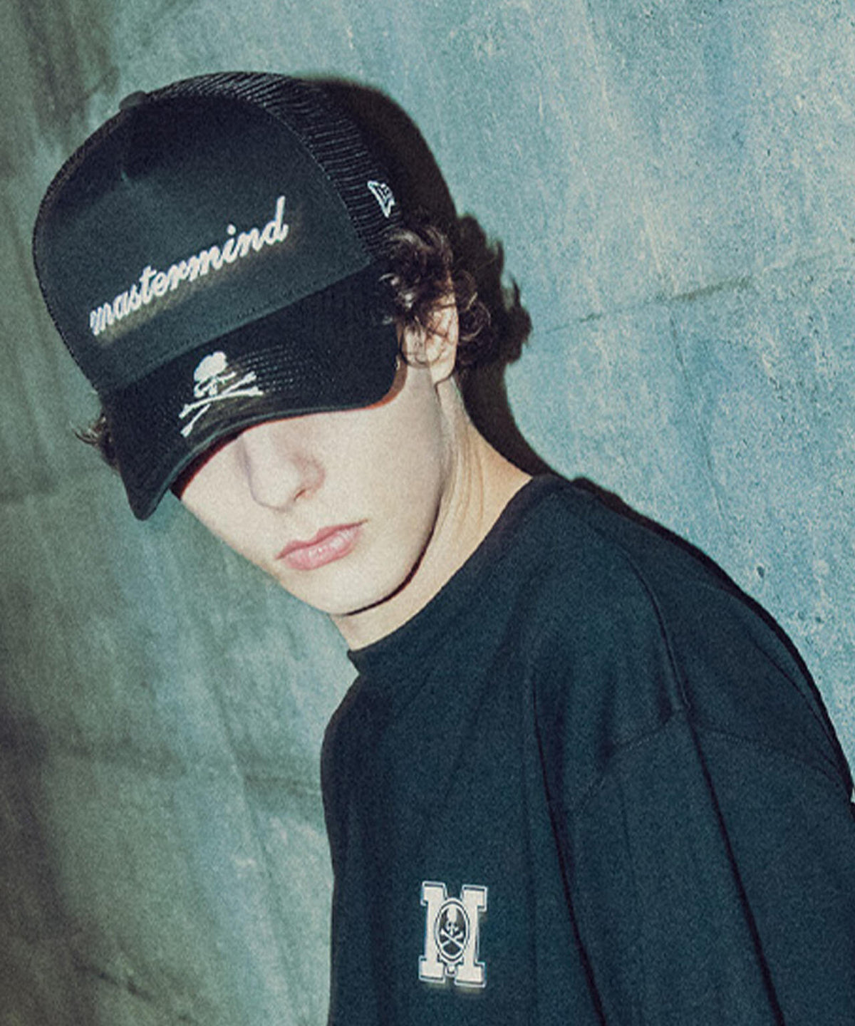 mastermind JAPAN×New Era/940AFTR MMJ SCRIPT LOGO BLK WHT | ROYAL 