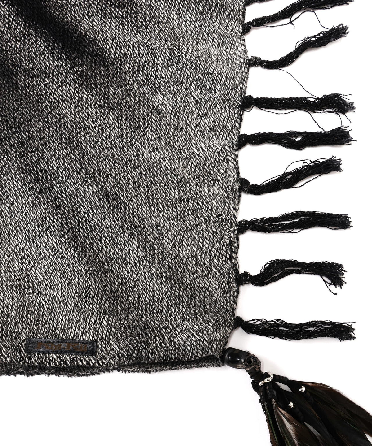 KMRii/ケムリ/DISCHARGED SALLY TWILL STOLE